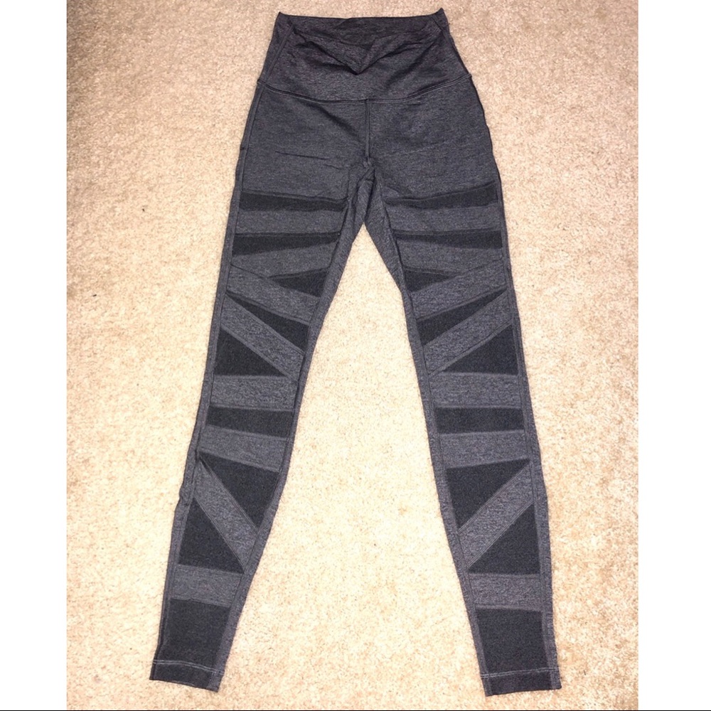 Lululemon wunder under mesh cutout leggings